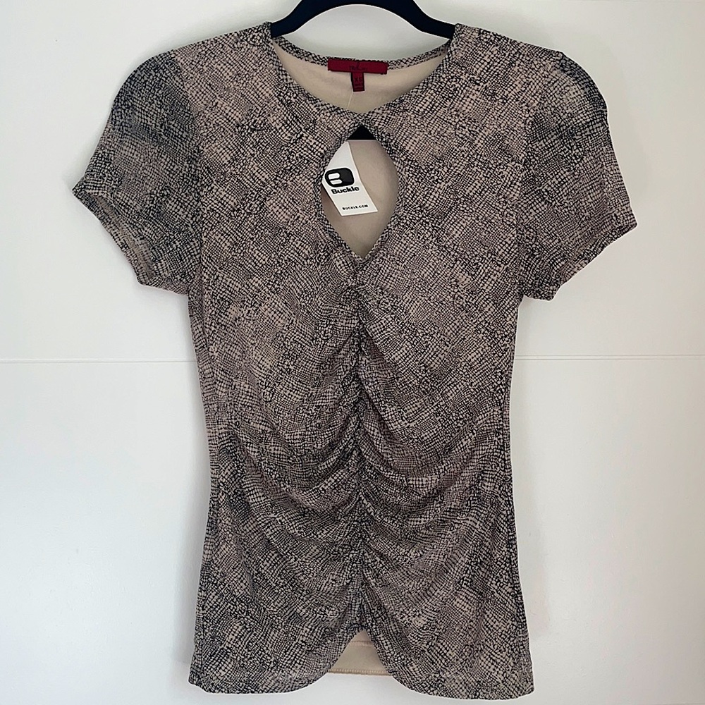 Animal print top